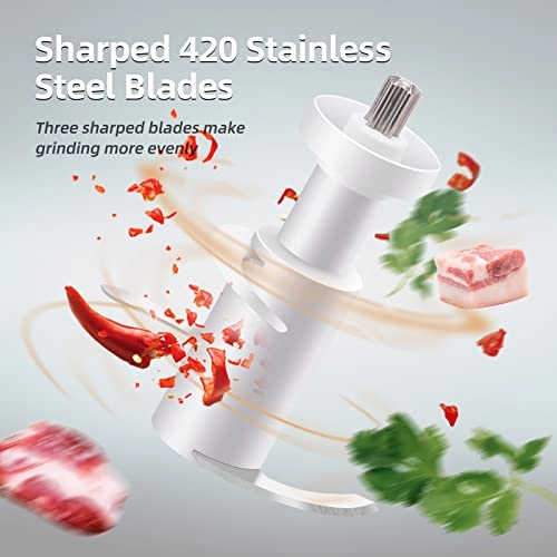 Cordless Food Processor - 600 Milliliters Type-C Rechargeable