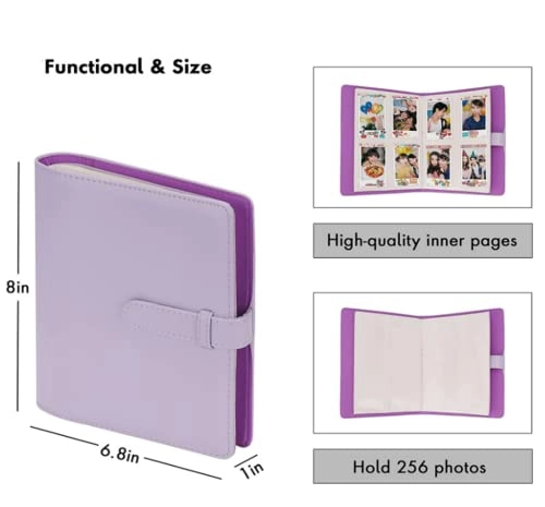 Instax Mini 256 Pockets PU Leather Photo Album