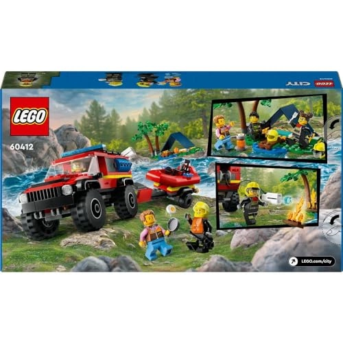 LEGO City 4X4 Fire Truck With Rescue Boat (60412)