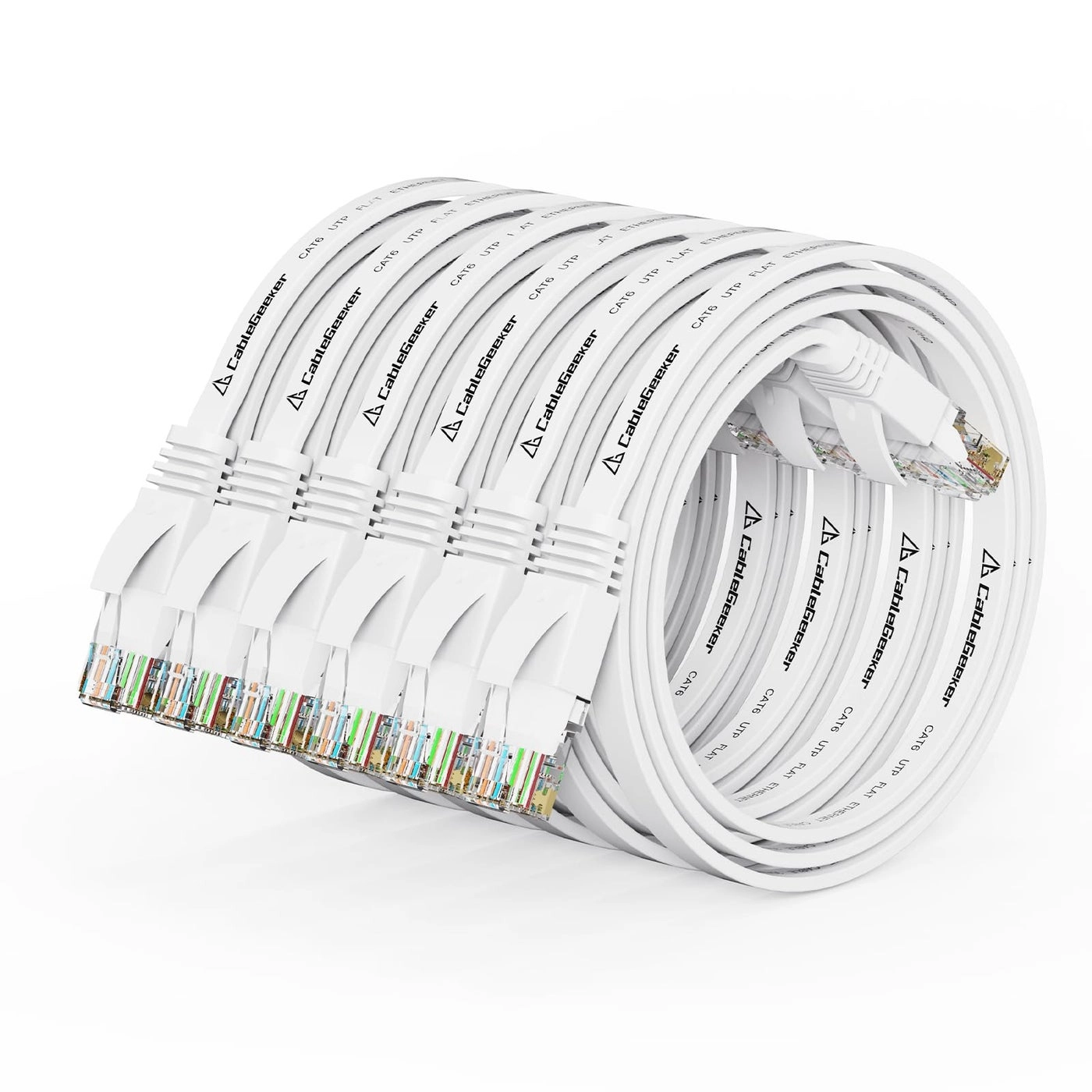 CableGeeker Cat 6 Ethernet Cable - 1.5ft Pack