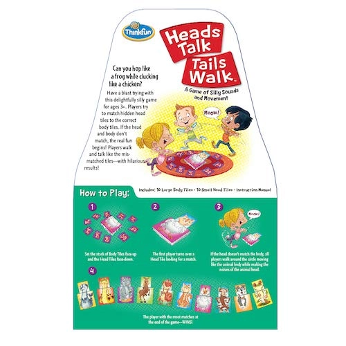 Heads Talk Tails Walk - 3+ Years