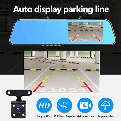 Mirror Dash Cam - 1080P