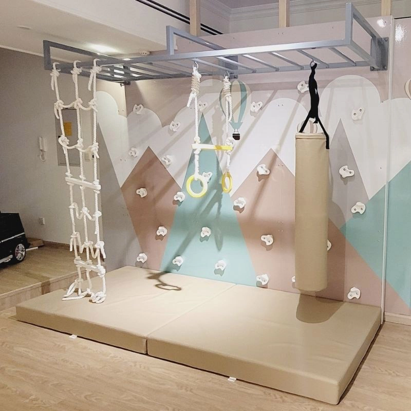 Climbing Wall - Mountain Graphic Monkey Bars 2 Panel