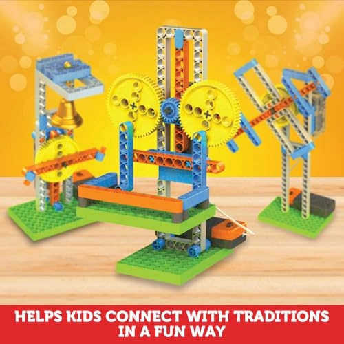 Aarti Construction Set - 5-in-1 75+ pcs Motorized for ages 8+
