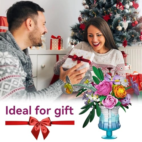 Ice Blue Flower Bouquet - Floral