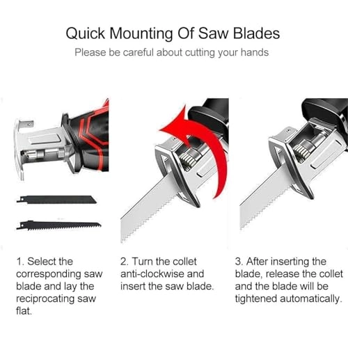 Bone Saw Machine - 20V 2.0ah Batteries 2 * 225mm Blades