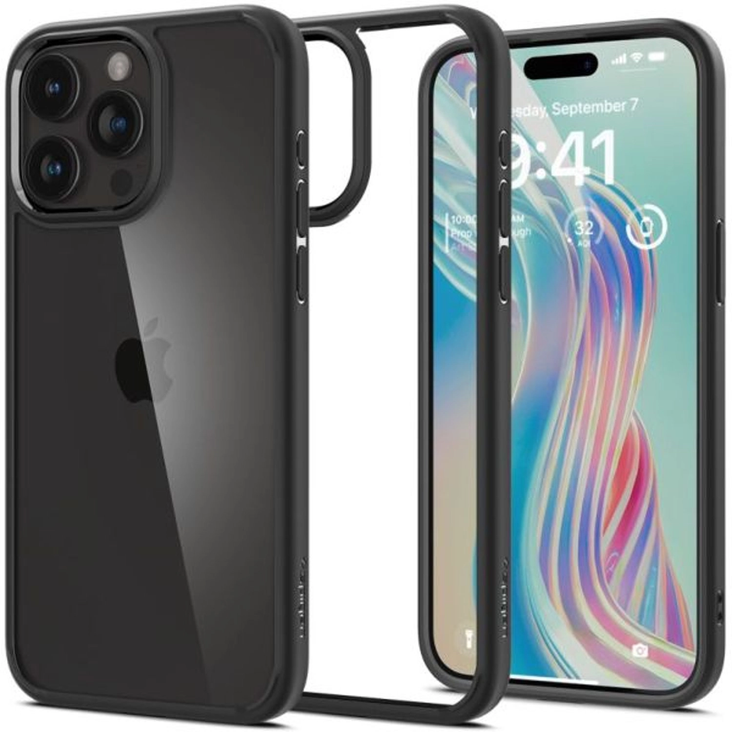 Crystal Hybrid Matte Case for Apple iPhone 15 Pro