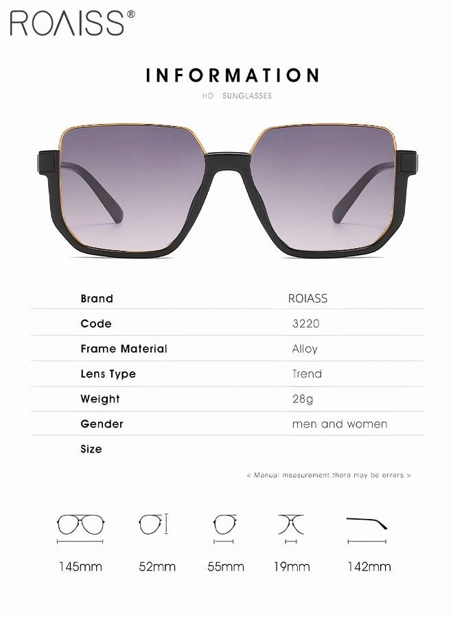 Square Sunglasses - 56 mm Black