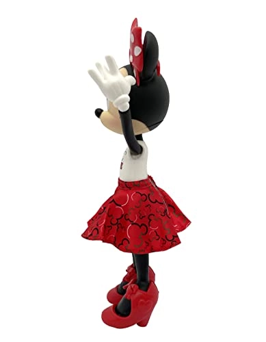 Minnie Mouse Doll - Plastic Poseable I Love UAE T-Shirt Ages 3+
