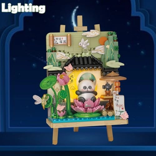 Panda 3D Painting Model - 650pcs