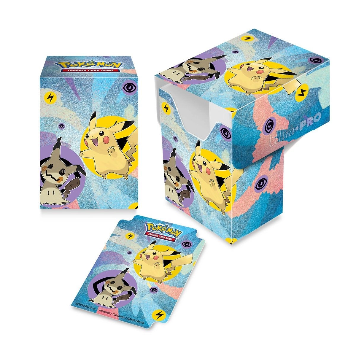 Ultra PRO Pokémon Pikachu & Mimikyu Full View Deck Box - 75pcs
