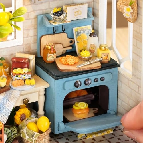 Miniature Wooden Dollhouse Furniture Kit - Creative Room 1:24