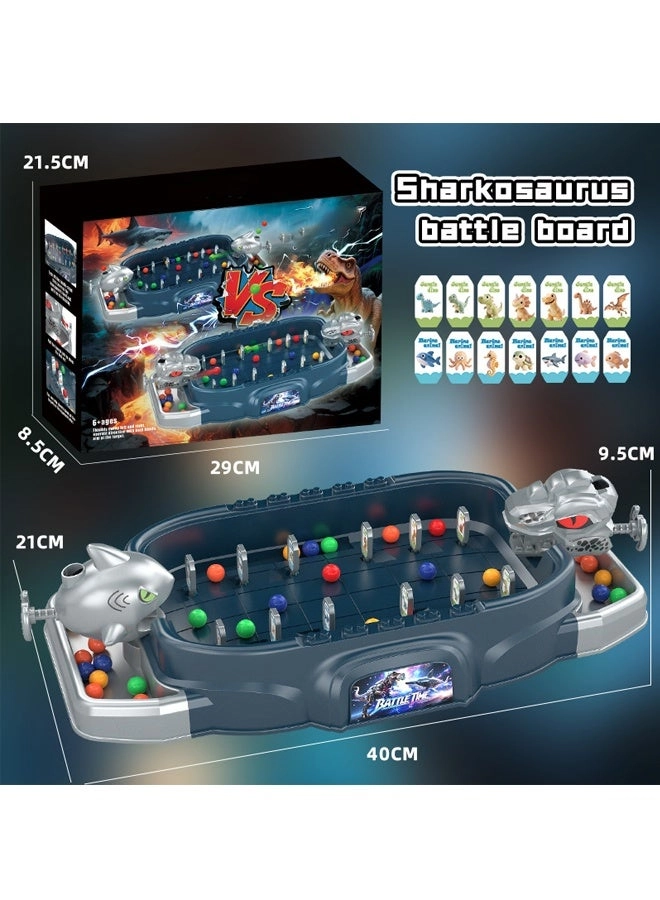 Dinosaur vs Shark Battle Plate