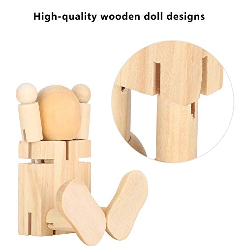 Wooden Doll - 4 years and up 5 pieces