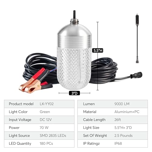 Underwater Fishing Light - 26ft