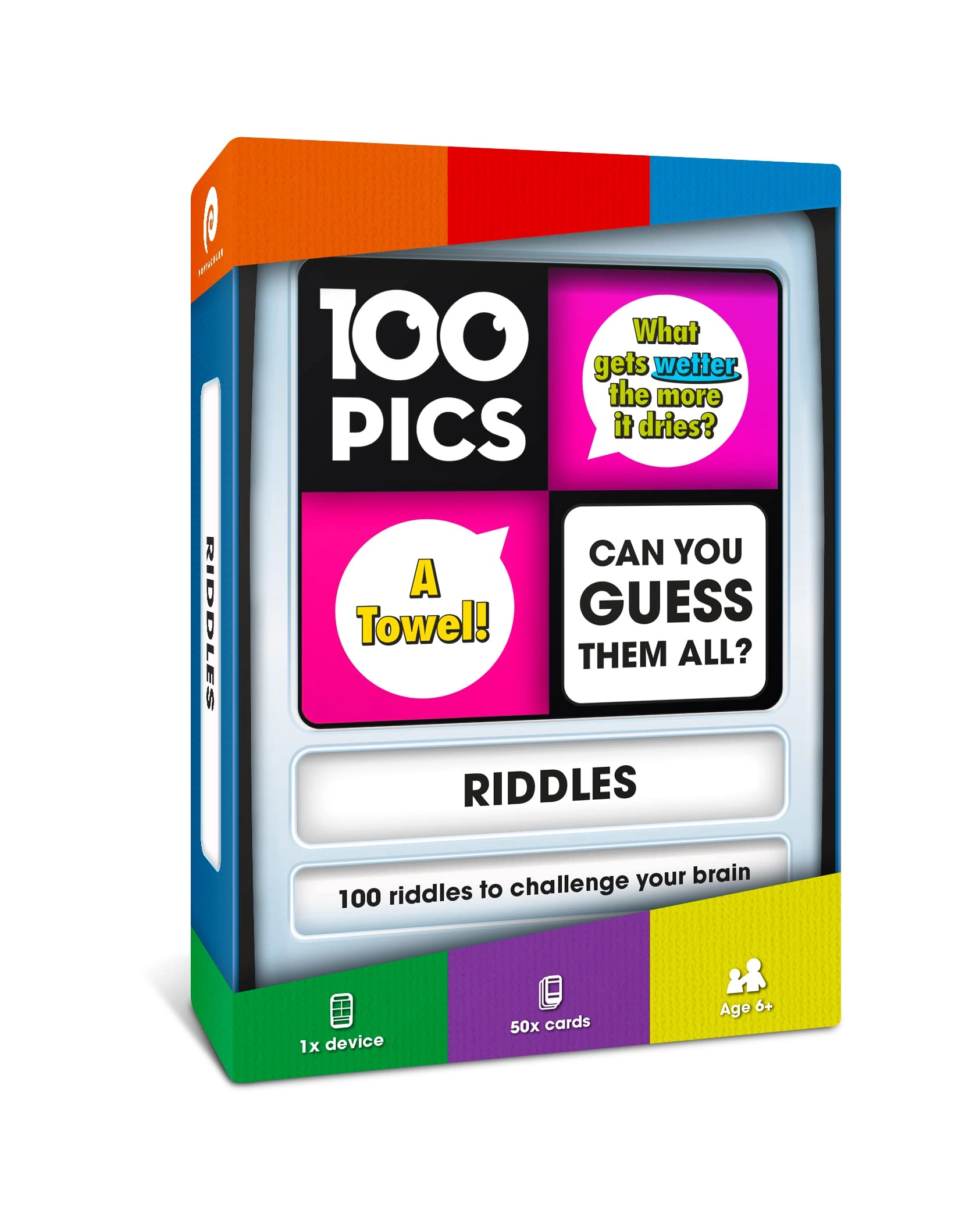 100 PICS Riddles Travel Card Game