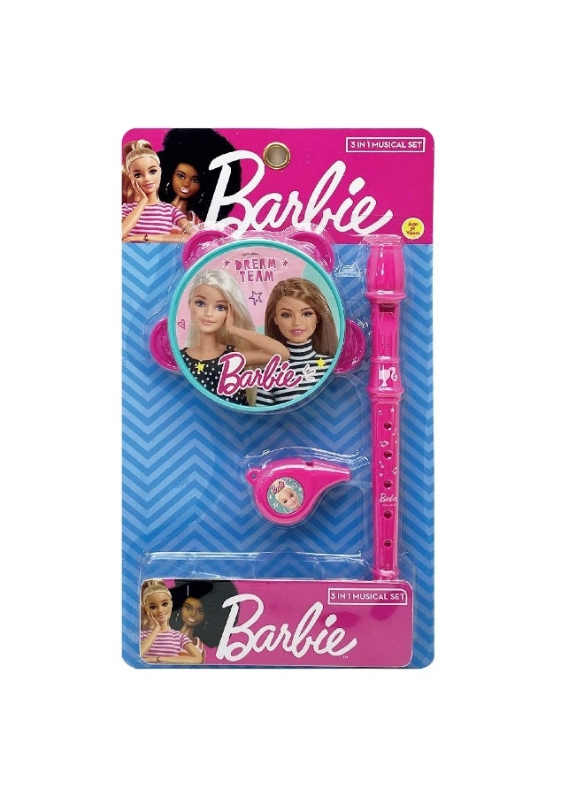 Barbie 3 in 1 set Musical Toy