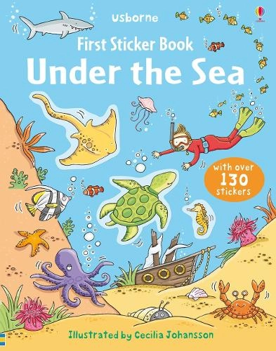 Usborne Under The Sea Sticker Book 130 pcs