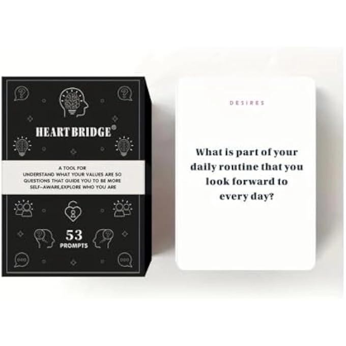 Generic HeartBridge - 53 Prompts Self-Discovery Card Game