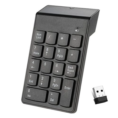 Ama-St. Bo remit Numeric Keypad - 18 Keys 2.4G Mini USB