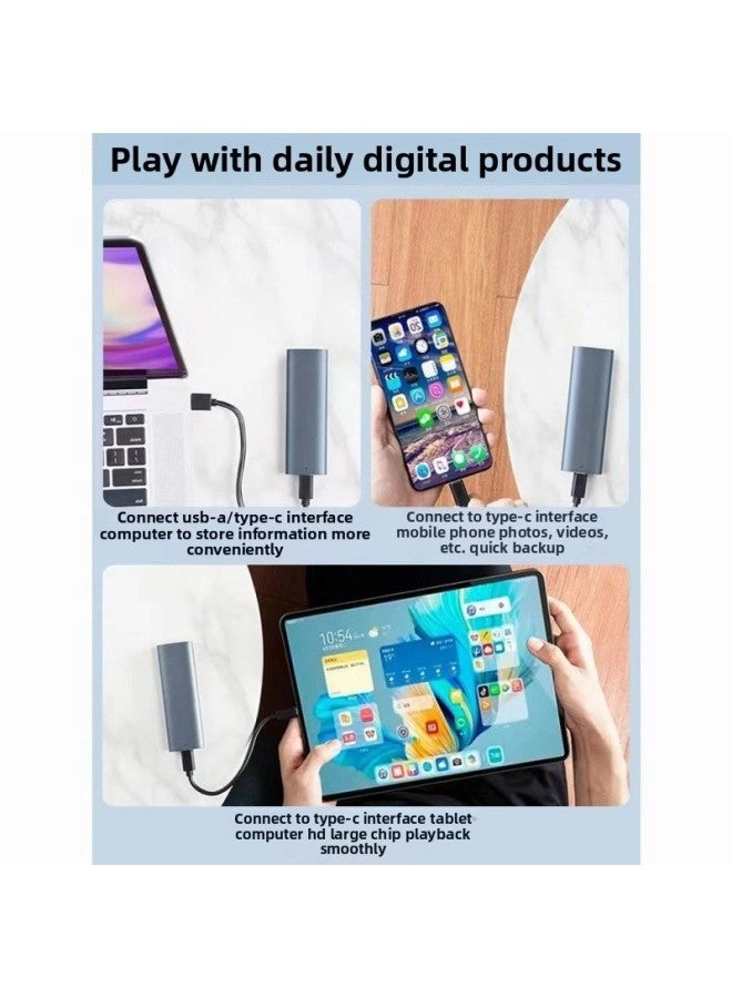 M.2 SSD Enclosure - NVMe SATA Dual Protocol 10Gbps USB-C/A