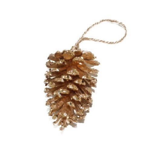 Christmas Magic Deluxe Cones - Gold W-Glitter 8x5cm
