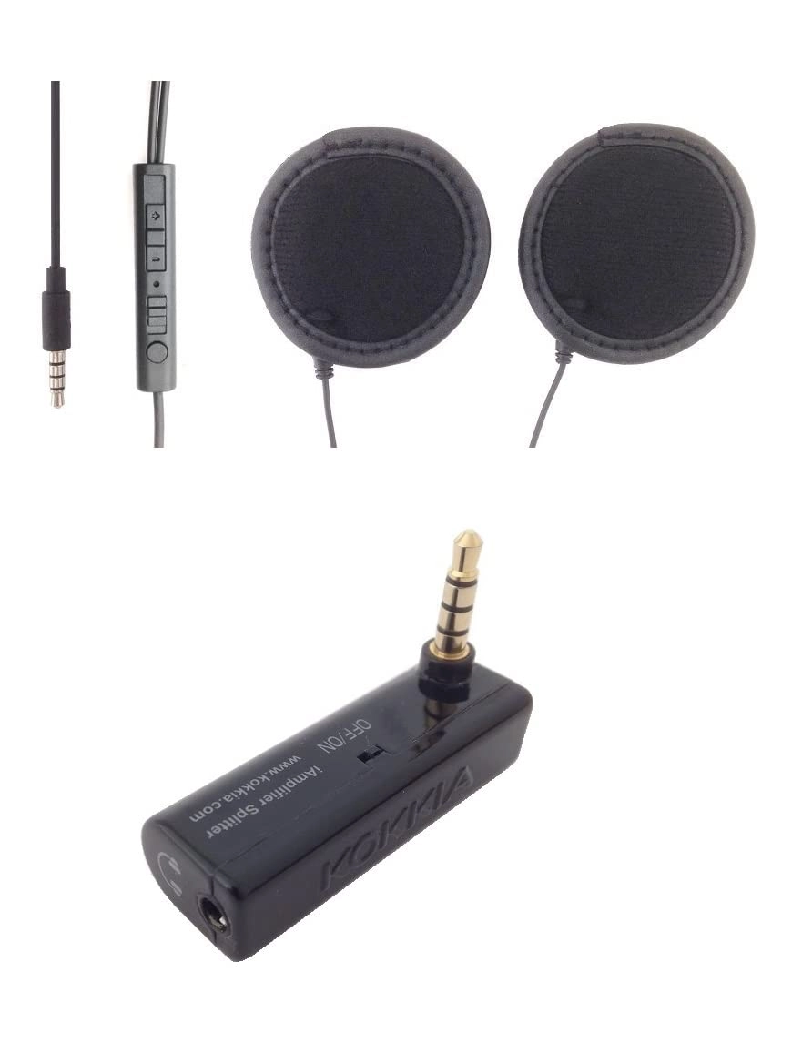 KOKKIA iSportHelmet - Helmet Stereo Earphone + iAmplifier - Headphone Amplifier