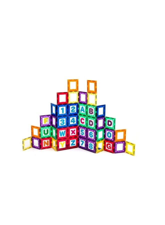 Magnetic Tile Building Set - 36 pcs