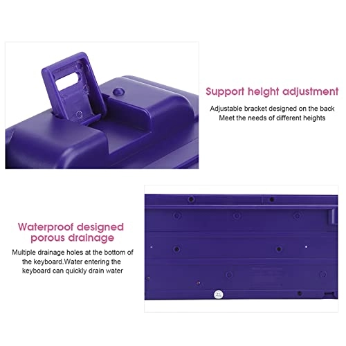 Adjustable Bracket Cute Cartoon Keyboard - US Wired