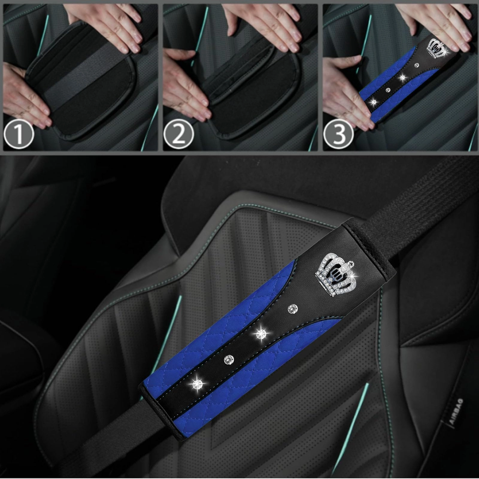 Bling Car Accessories Set