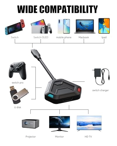 Switch Dock - Compatible with Switch Switch OLED Mobile Phone Steam Deck MacBook iPad Pro Samsung S22 S21