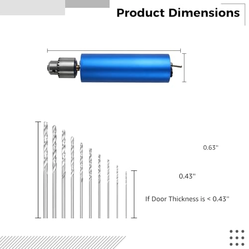 Micro Electric Drill - 0.3-4mm Portable Handheld 10 drill bits