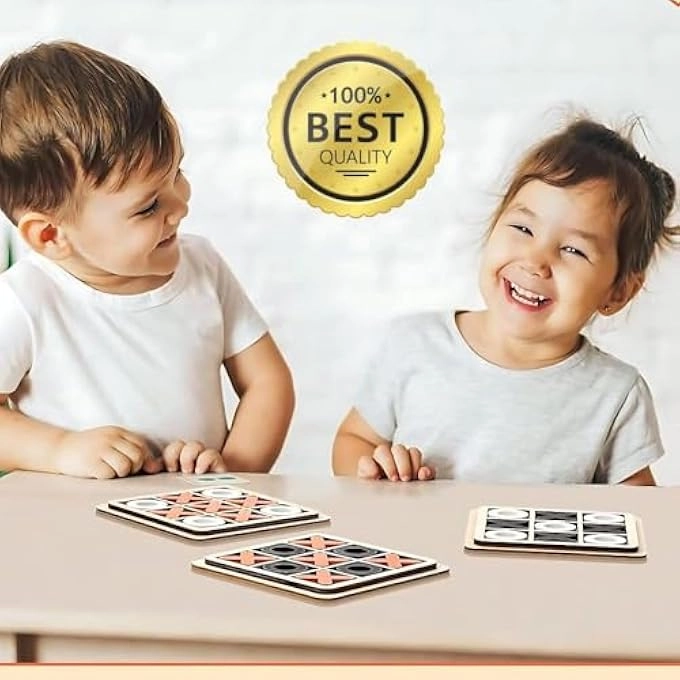 Tic Tac Toe - Wooden XOXO