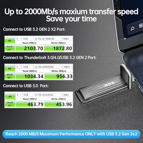 SD321 - USB 3.2 Gen 2x2 1TB USB-C