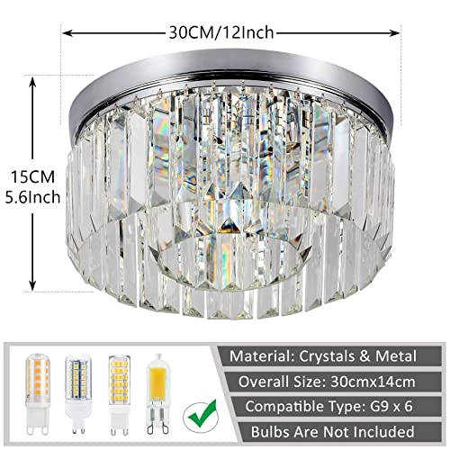 Modern Crystal Ceiling Lights - Dimmable