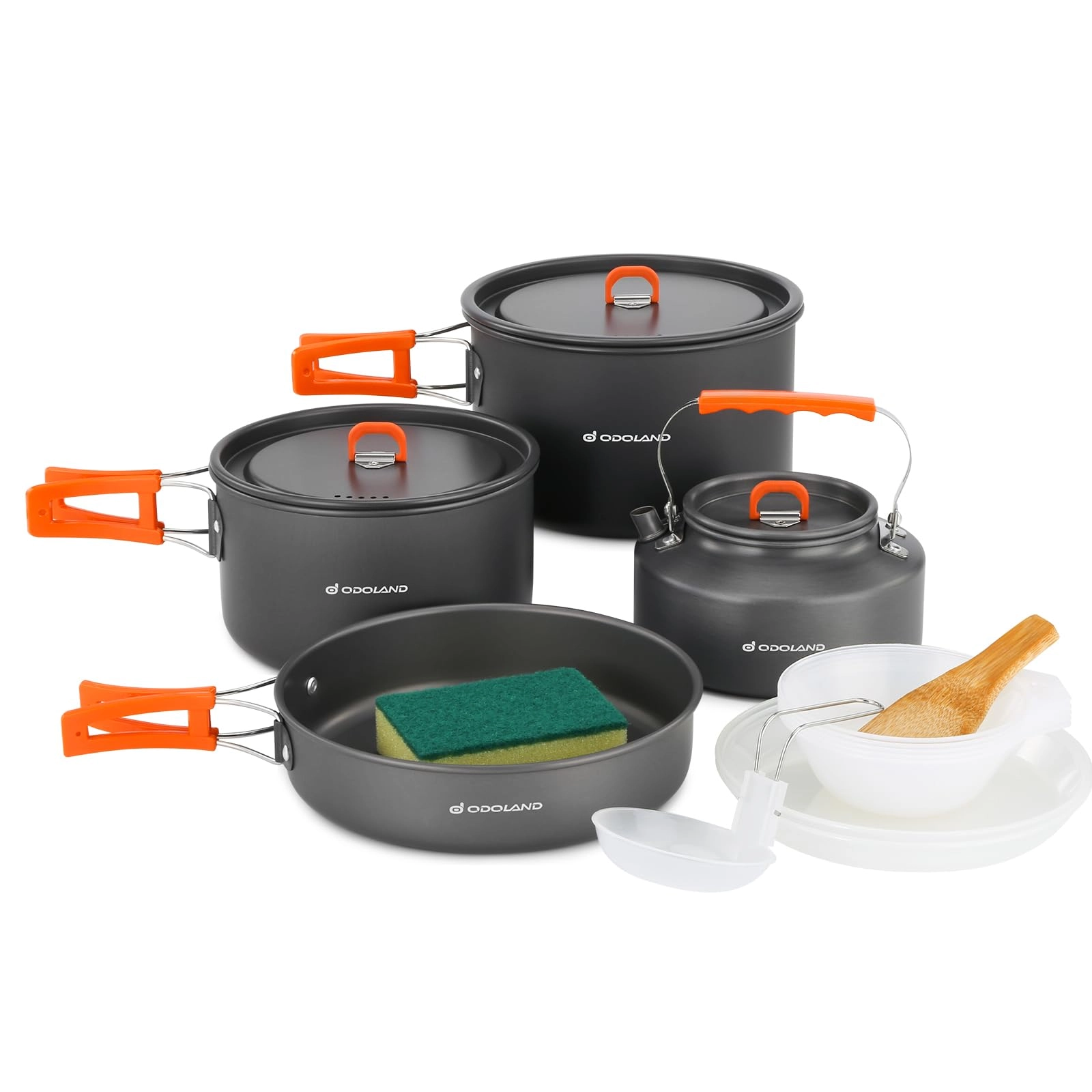 15pcs Camping Cookware Set