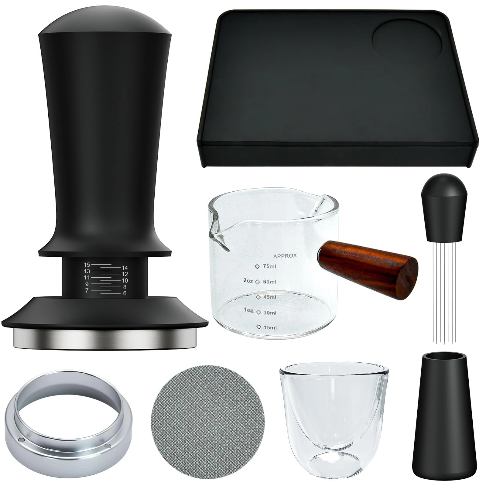 plubserrve Espresso Accessories Kit - 7 Pcs 51mm