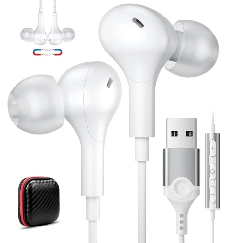 USB Computer Headphones - Wired Headset