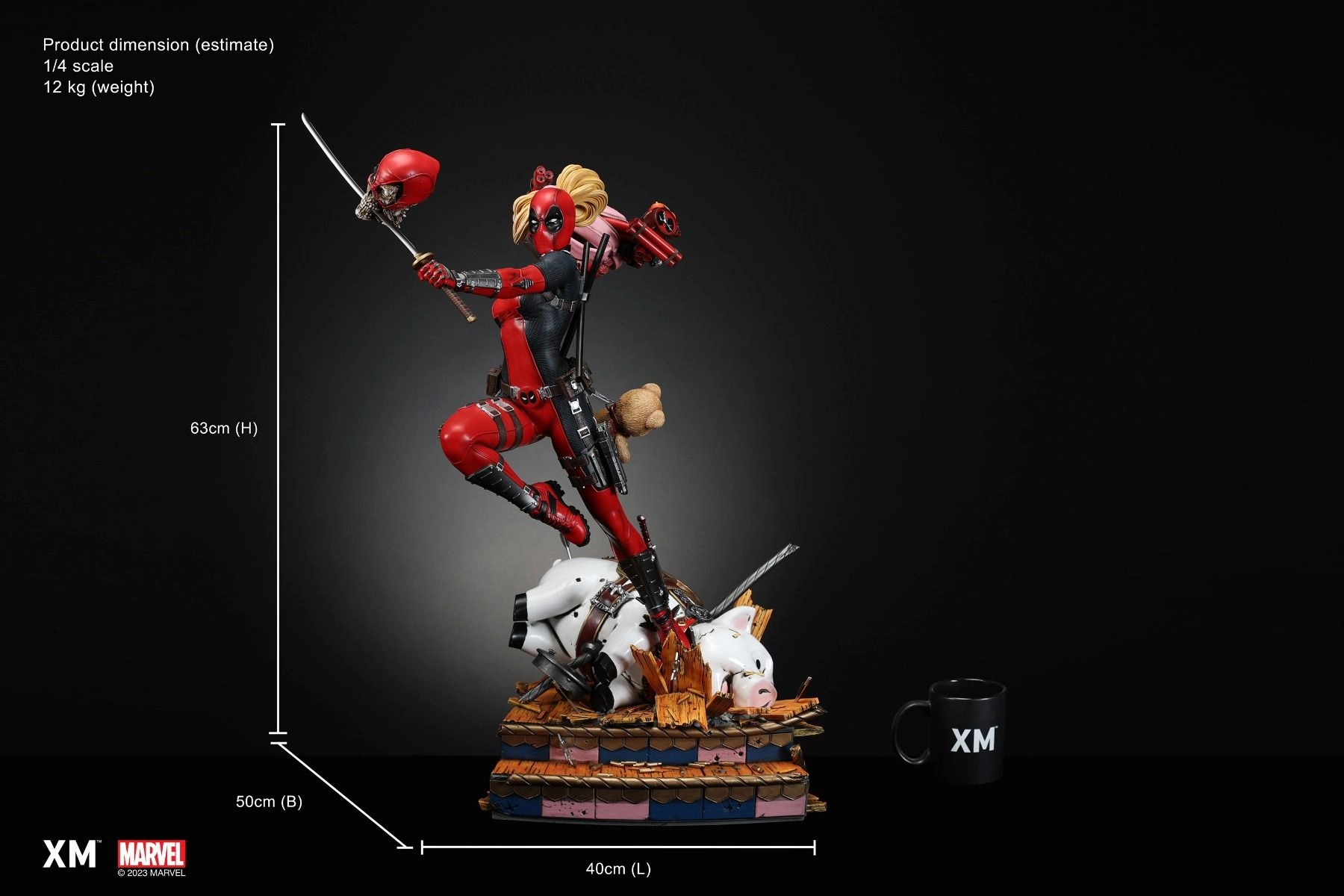 Lady Deadpool - 1/4 Scale Polystone Statue