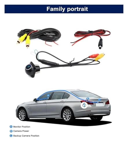 Rear View Parking Camera - Night Vision 1080p/720p