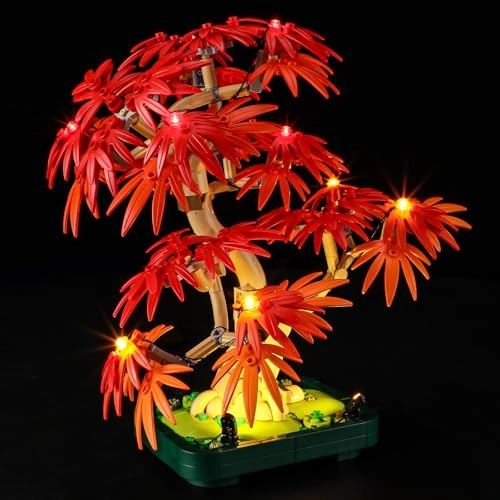 LED Light Set for LEGO Japanese Red Maple Bonsai Tree Botanical Collection 10348