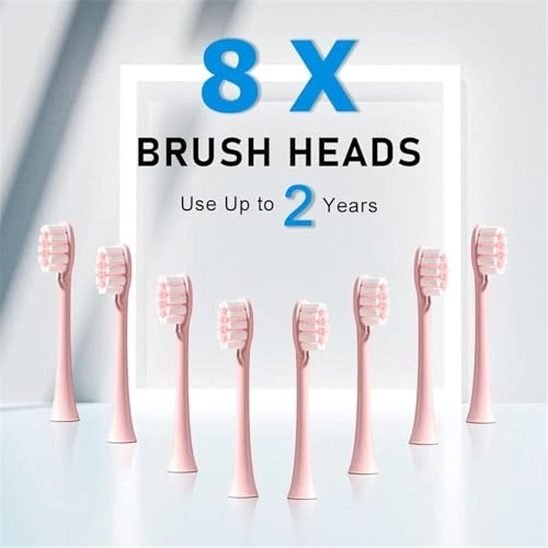Sonic Electric Toothbrush - 6 Cleaning Modes IPX7 8 Brush Heads
