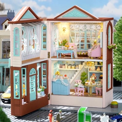 Miniature Wooden Dollhouse Furniture Kit - Creative Room 1:24