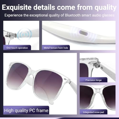 GY500 - Smart AI Bluetooth Sunglasses 150 Languages UV400