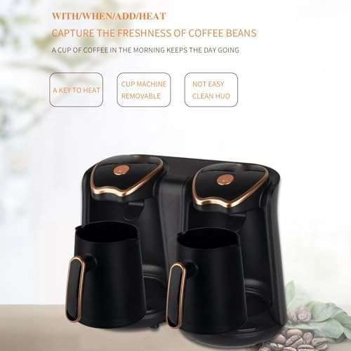 Turkish Coffee Maker - Dual Compartment Adjustable Temperature Control