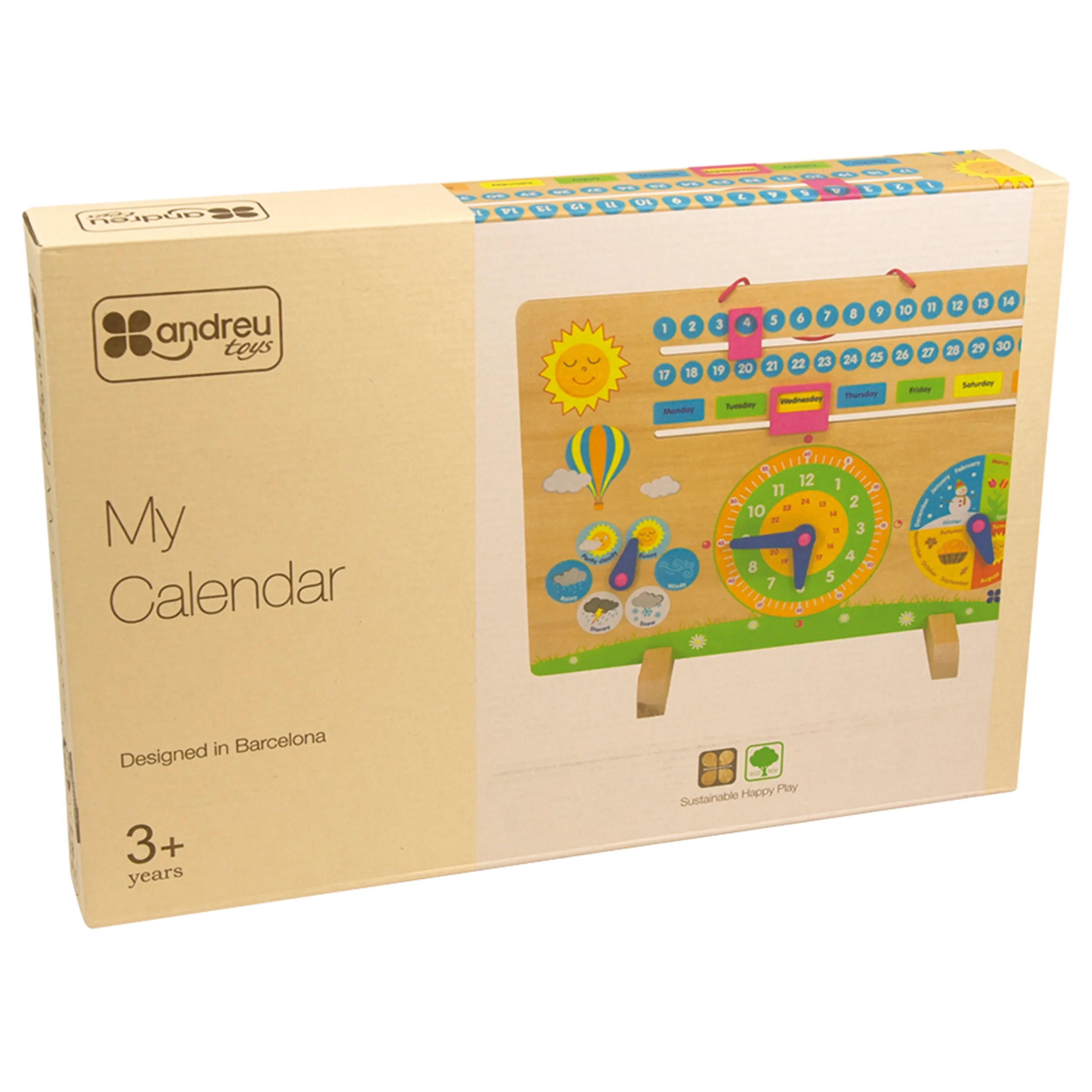 ANDREU Toys My Calendar - Suitable for 3 years and above