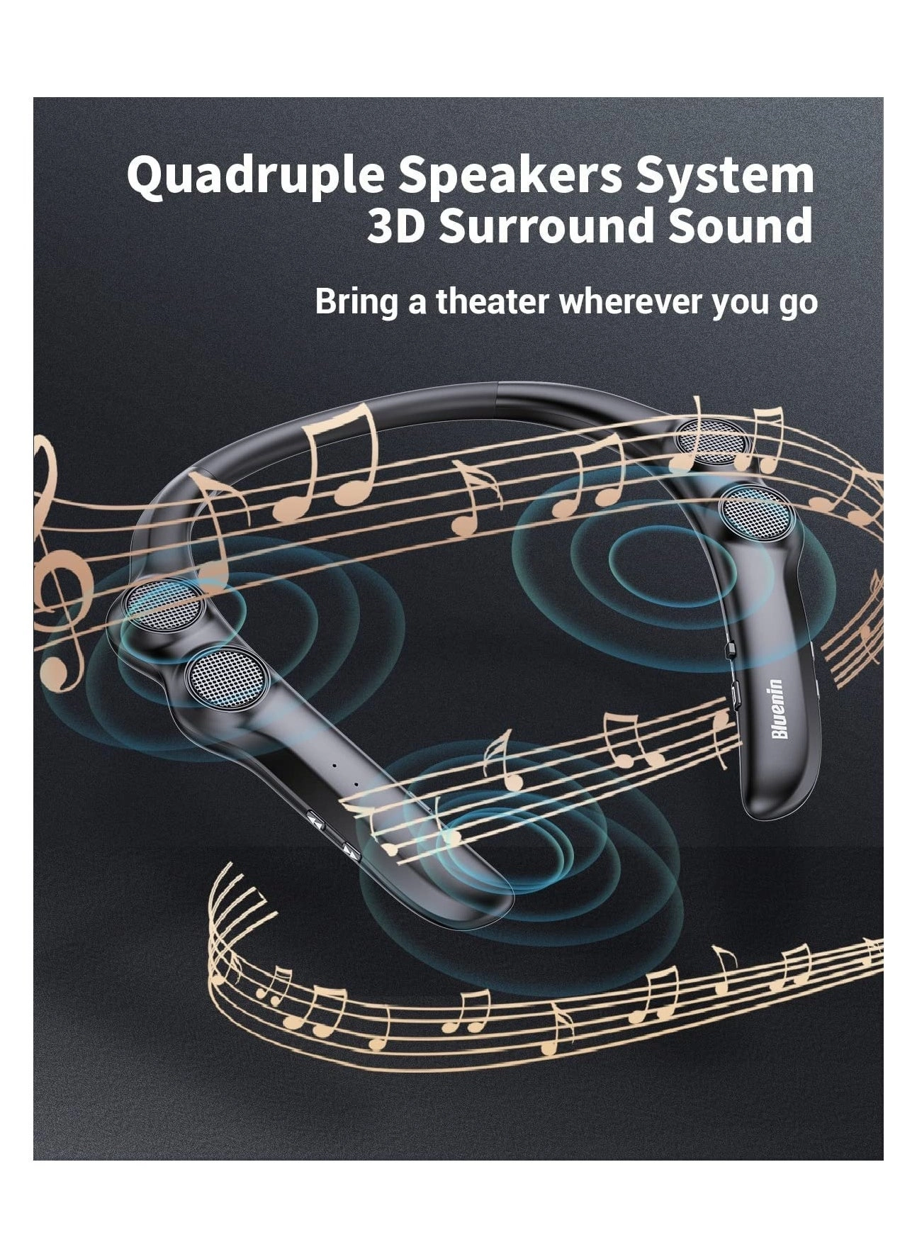Neckband Bluetooth Speakers