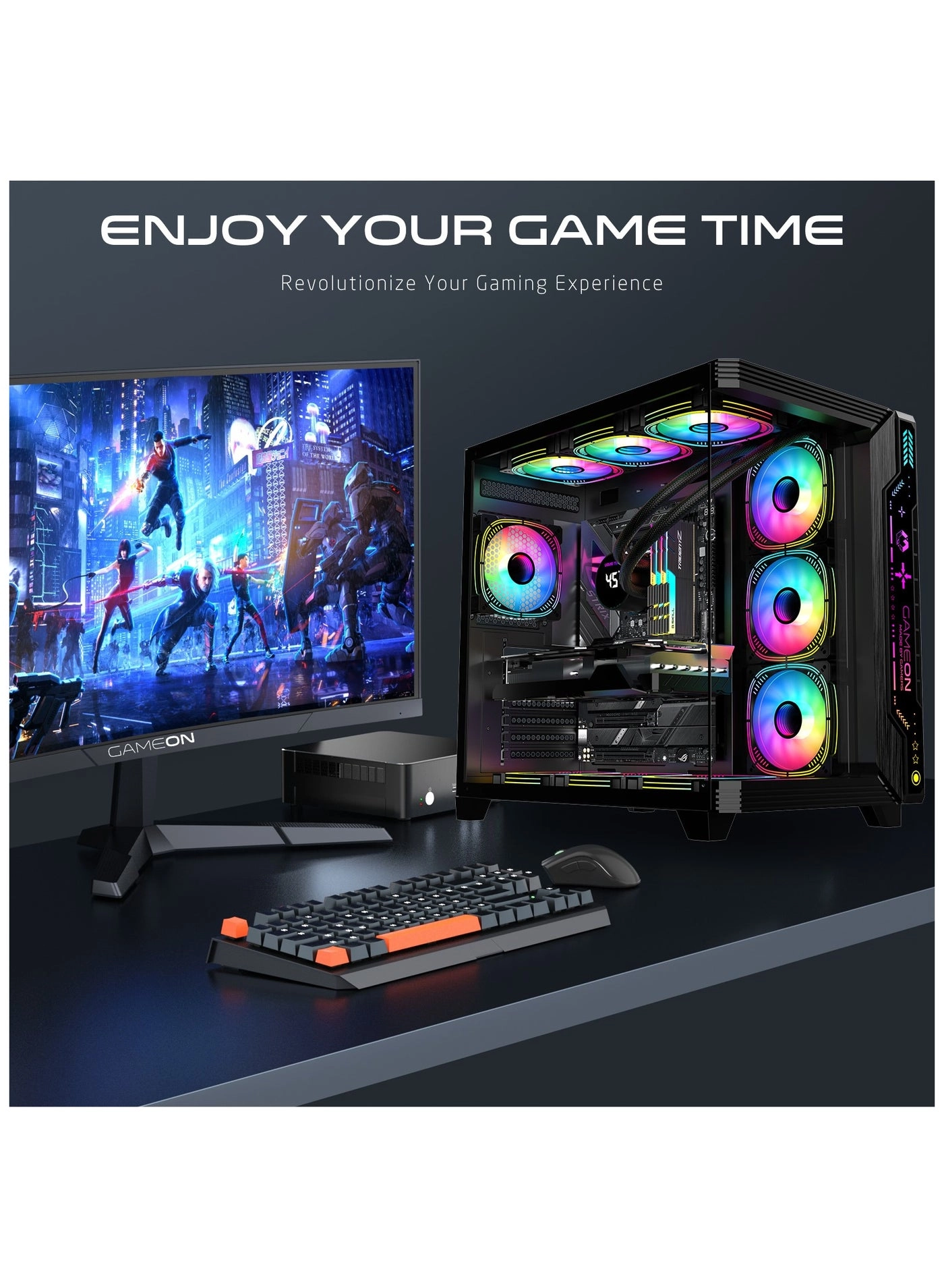 PULSE-M - Tempered glass Mid Tower