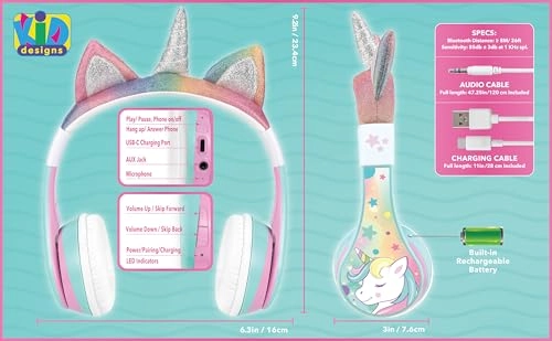 Unicorn Academy B52 Wireless Headphone