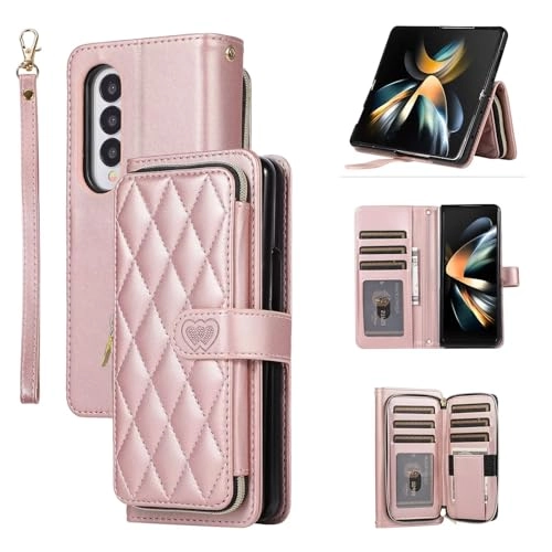 Case for Samsung Galaxy Z Fold4 - Faux Leather Folio Case